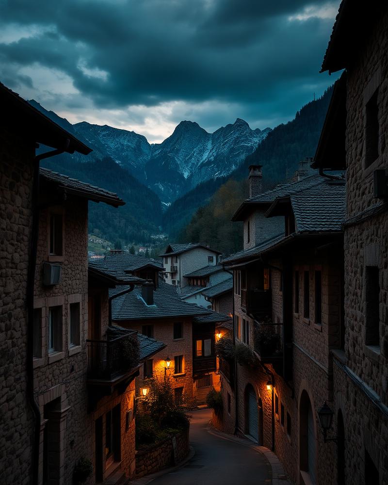 Bagolino village in Val Sabbia